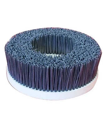 disc brush polishing granite slabs smooth finish